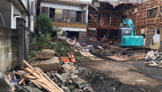 東京都荒川区東日暮里 木造建物解体 70 坪